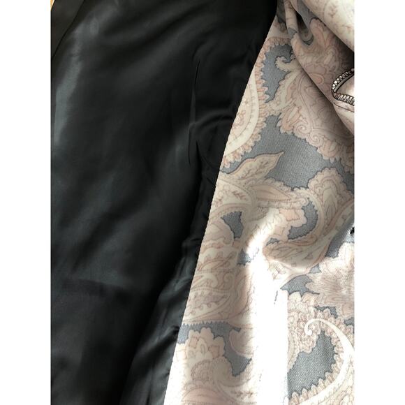 Soho Apparel LTD. Open Front Jacket Women's Medium Floral Paisley NEW - Picture 9 of 9